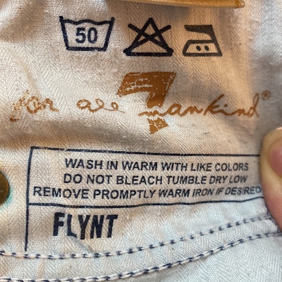 Seven For All Mankind Flynt Bootcut Blue Jeans - Size: 27 - US Misses Size: 4 - Picture 8 of 13